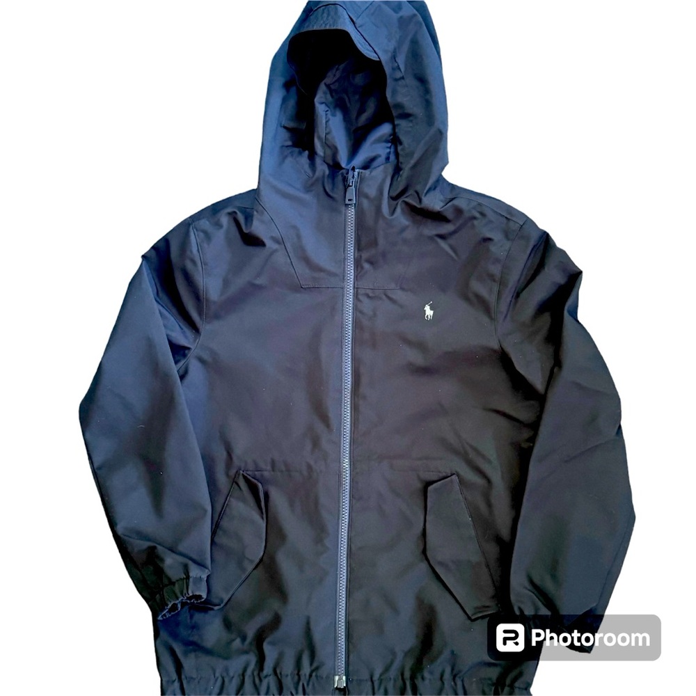 Polo by Ralph Lauren Hooded Windbreaker - Unisex Youth Sz. M (10-12) EUC